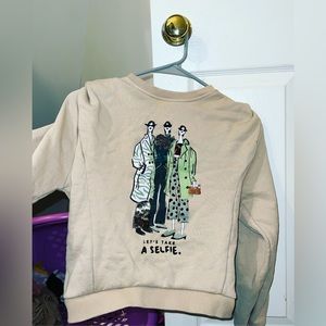 Zara Girls Sweatshirt 9Y EUC